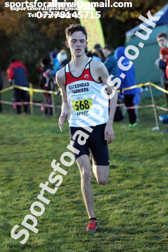 Senior mens 2017 Start Fitness North Eastern Harrier League, Aykley Heads, Durham. Photo:  David T. Hewitson/Sports for All Pics